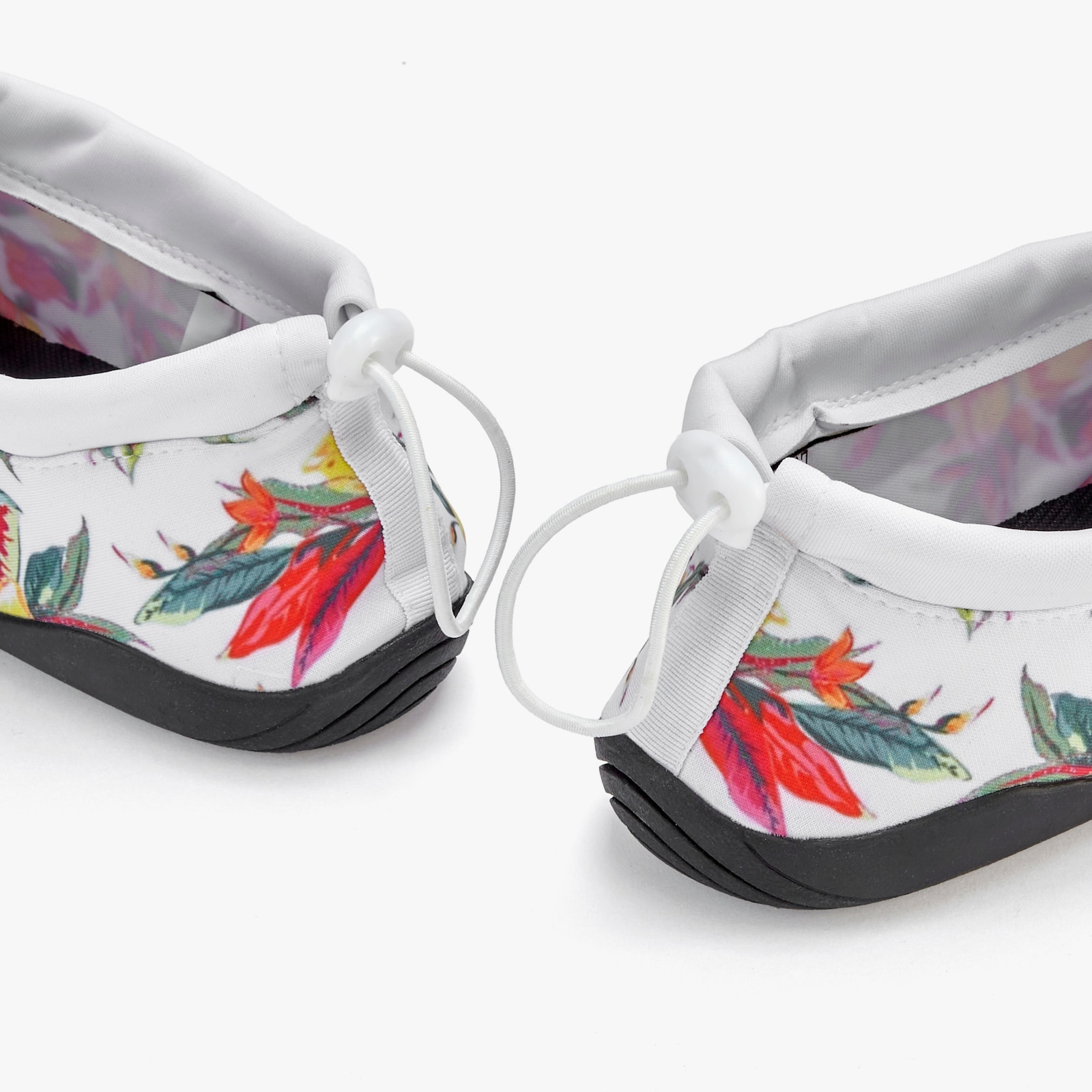 LASCANA Badeschuh - weiß blume