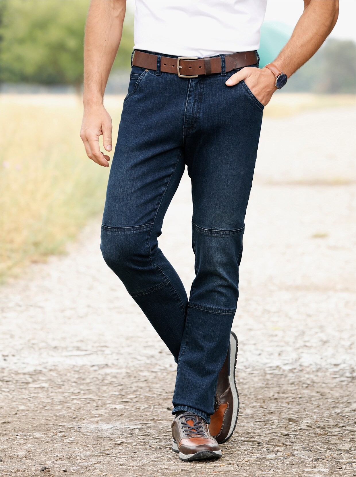 Catamaran jeans - blue-stonewashed