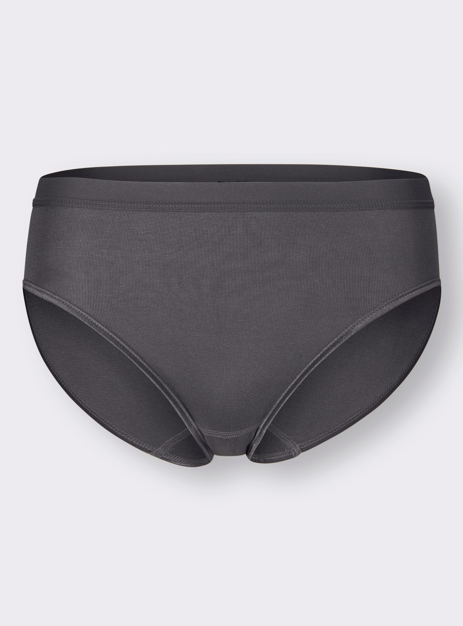 wäschepur Slip mit elastischen Abschlüssen - anthrazit