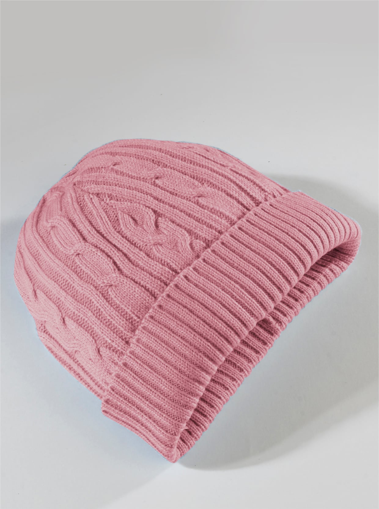 Strickmütze - altrosa