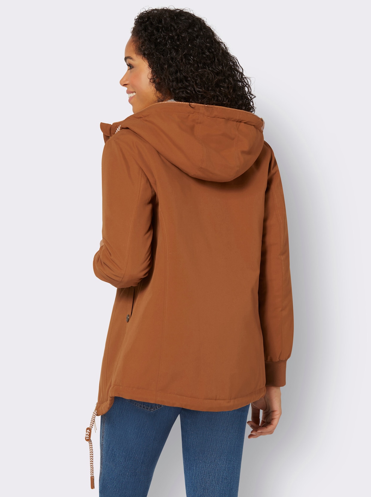 Jacke - cognac