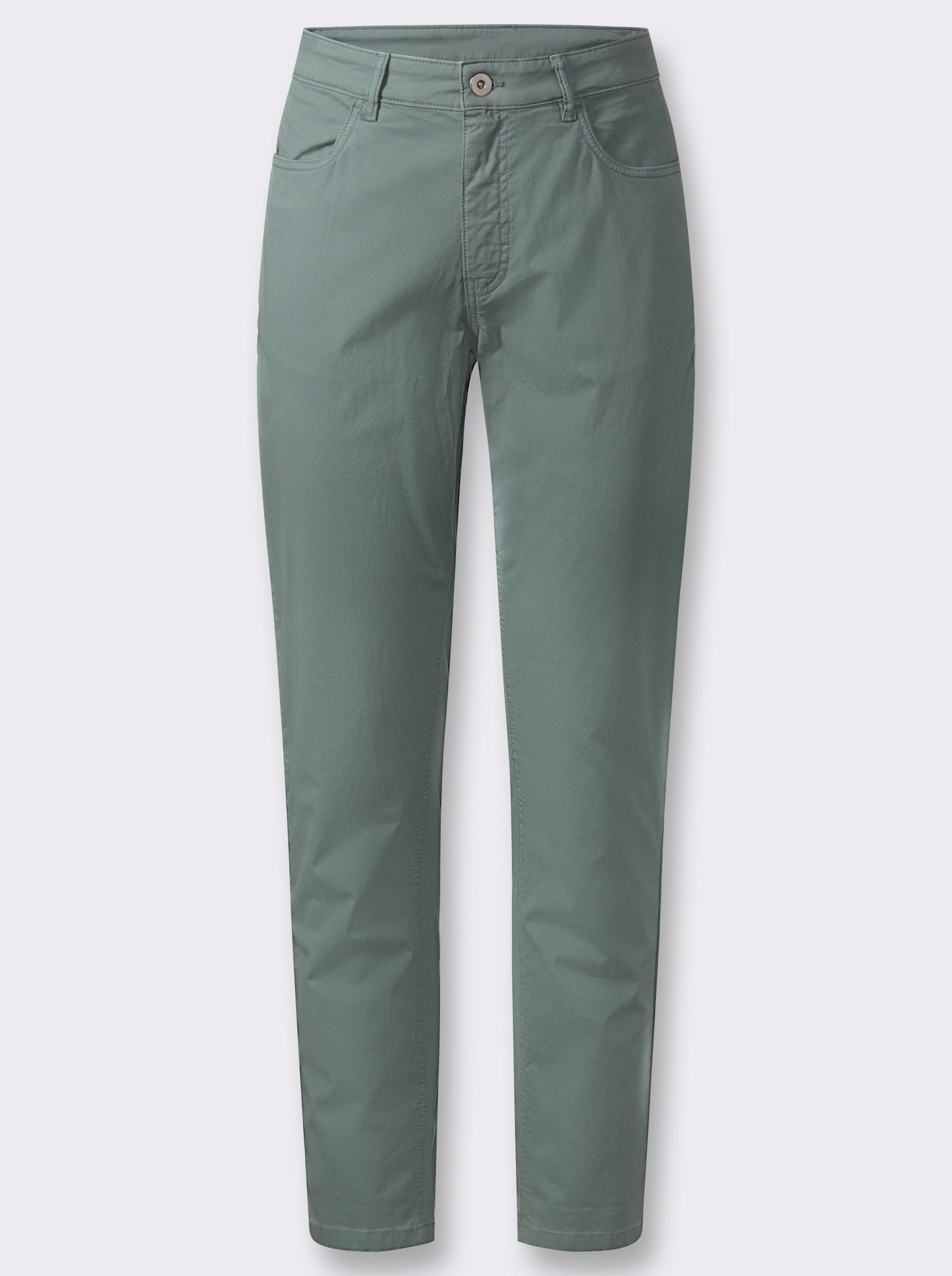 Hose in Cord-Qualität - jade