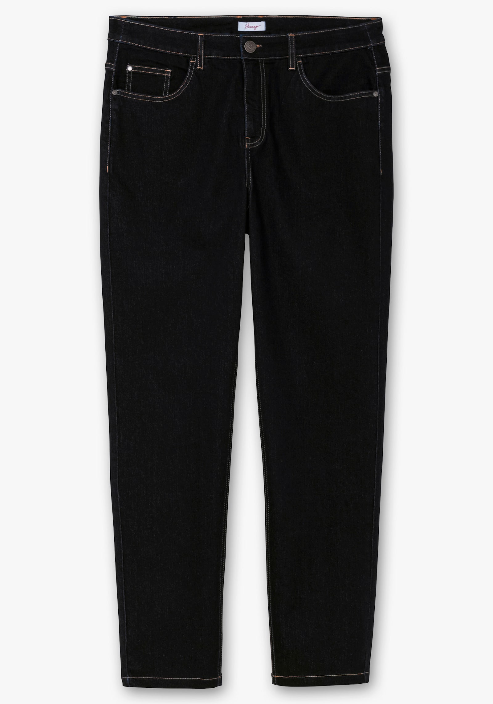 sheego Jeans in schmaler Beinform - blue black denim