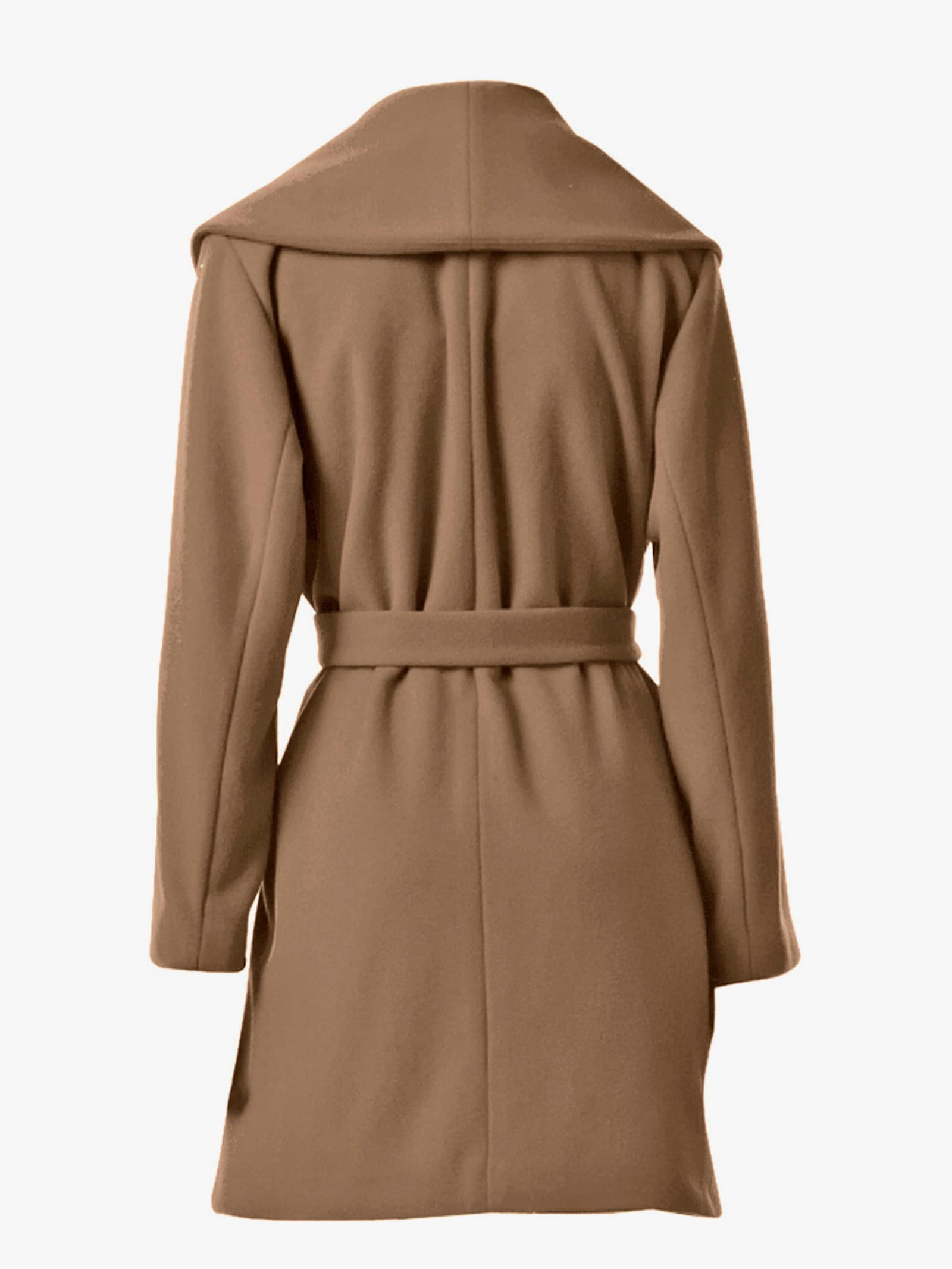 heine Wolljacke mit Schalkragen - camel