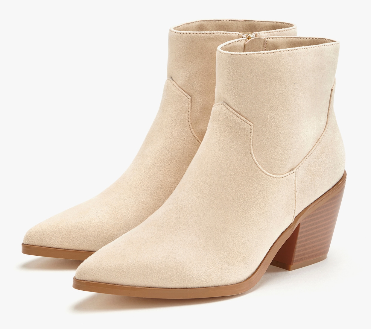 LASCANA Stiefelette - beige