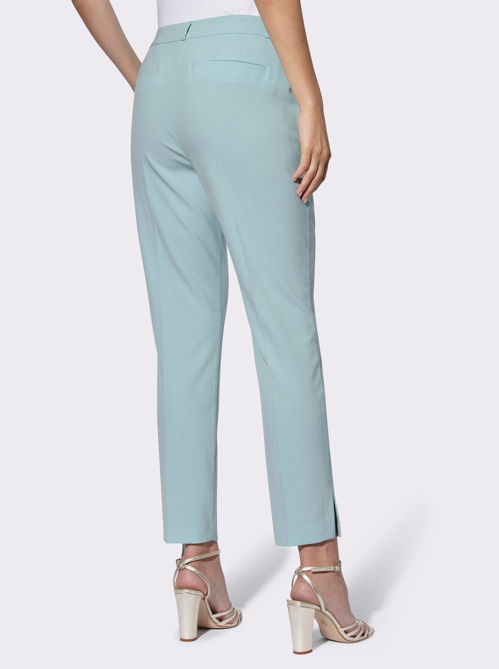 heine Bügelfaltenhose mit Seitentaschen - mint