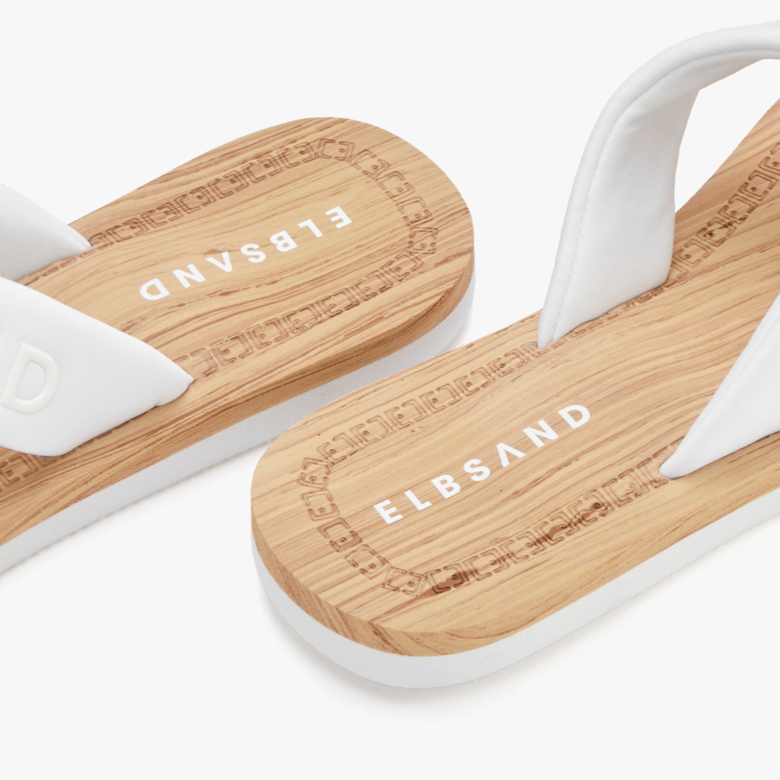 Elbsand Badepantolette - weiss