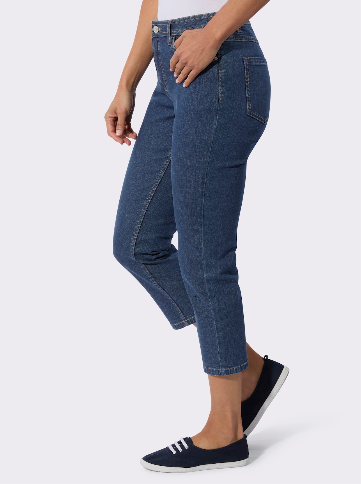 5-Pocket-Jeans - blue-stone-washed