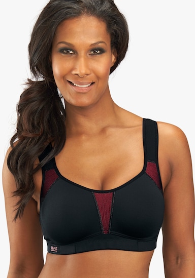 H.I.S Soutien-gorge de sport - noir-fuchsia