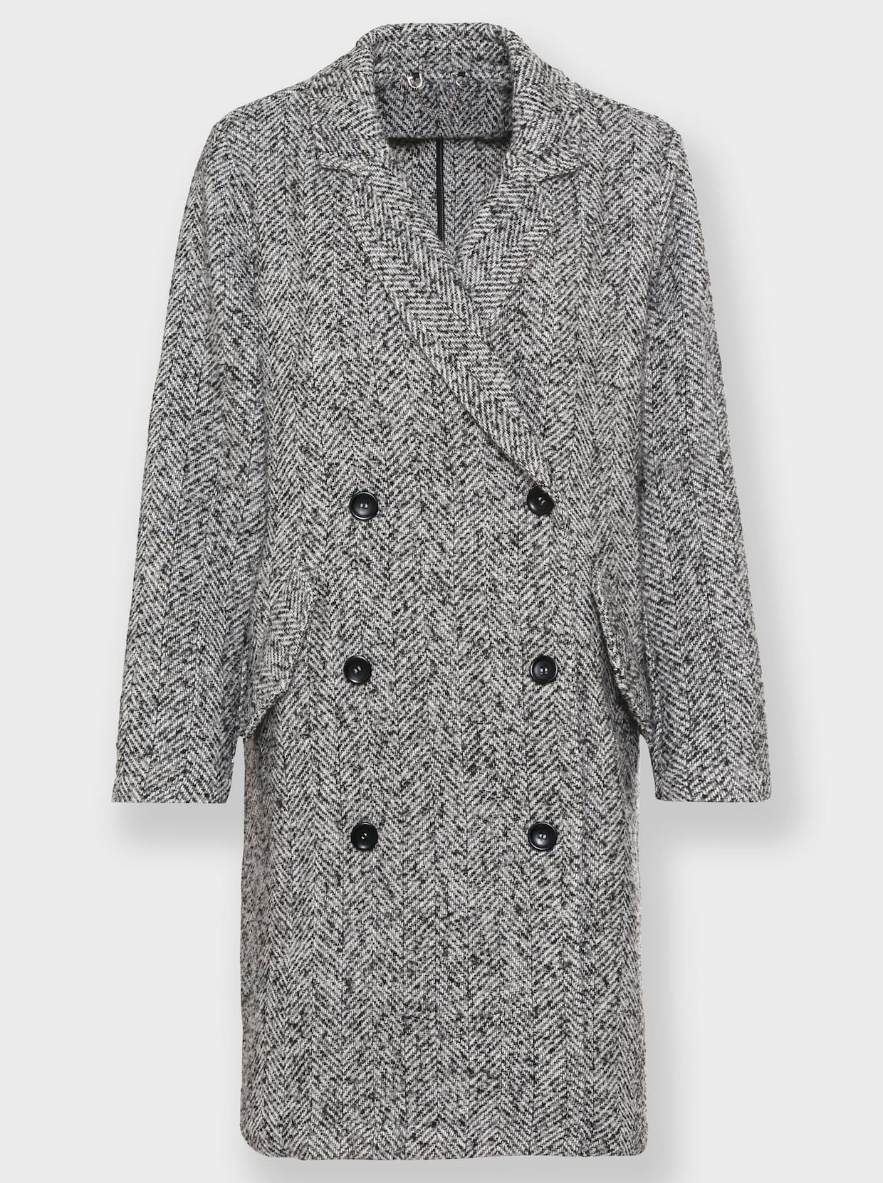 heine Manteau - noir-blanc à motifs