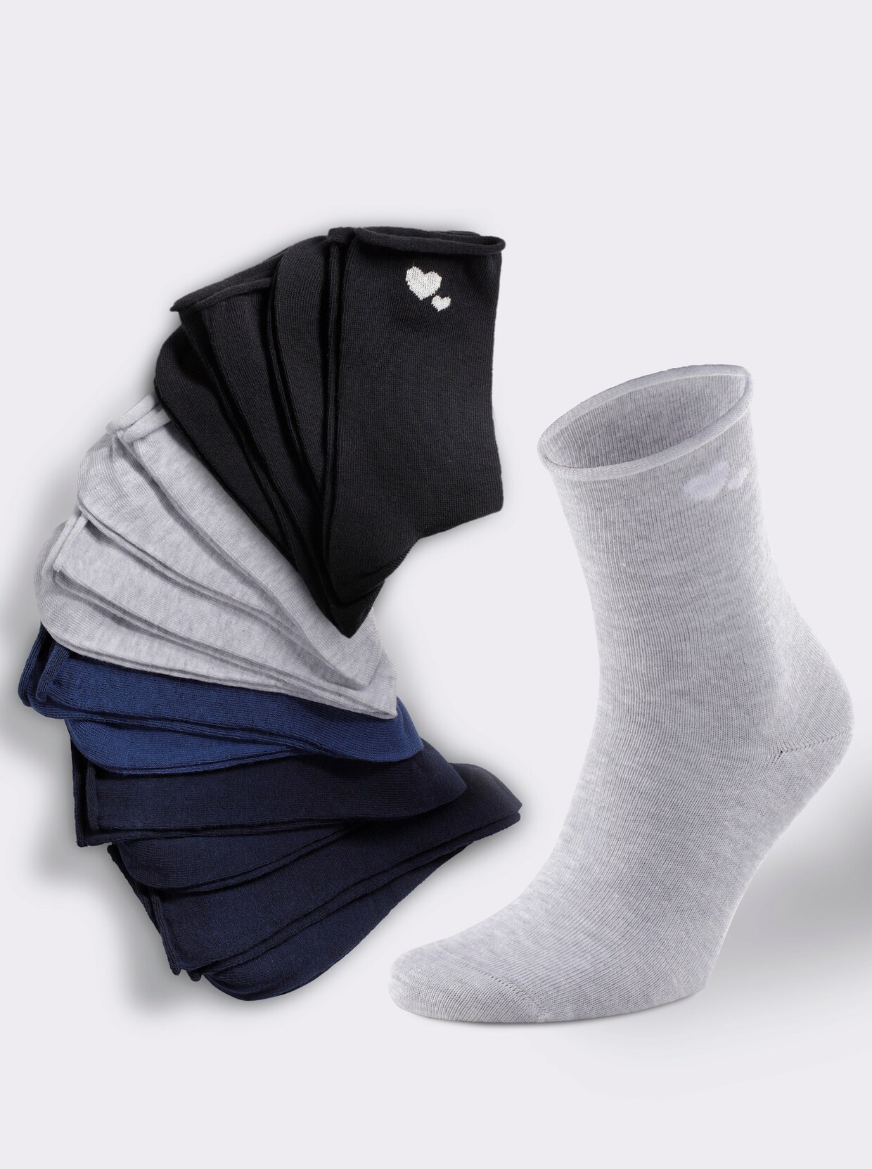 wäschepur Dámské ponožky - různé barvy