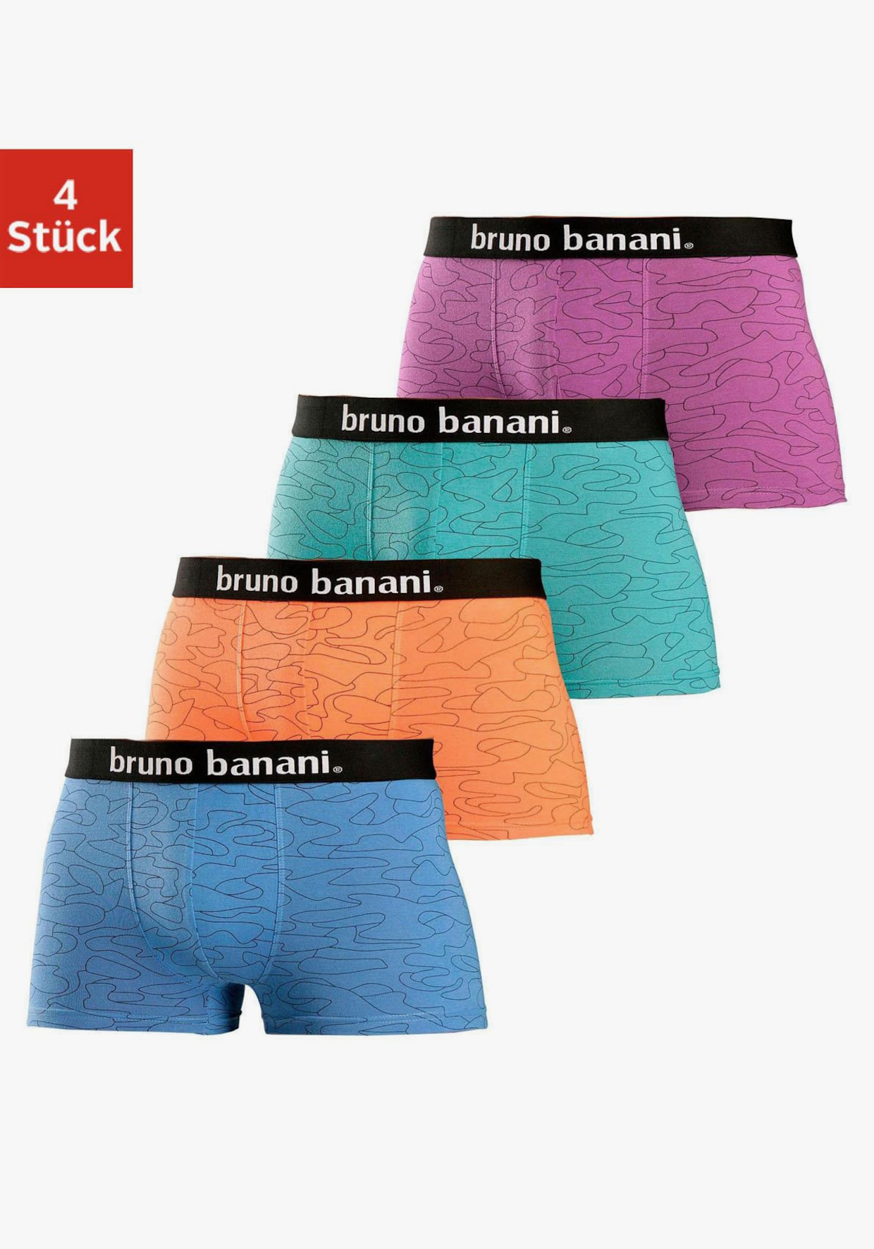 Bruno Banani Hipster - blau, orange, türkis, lila