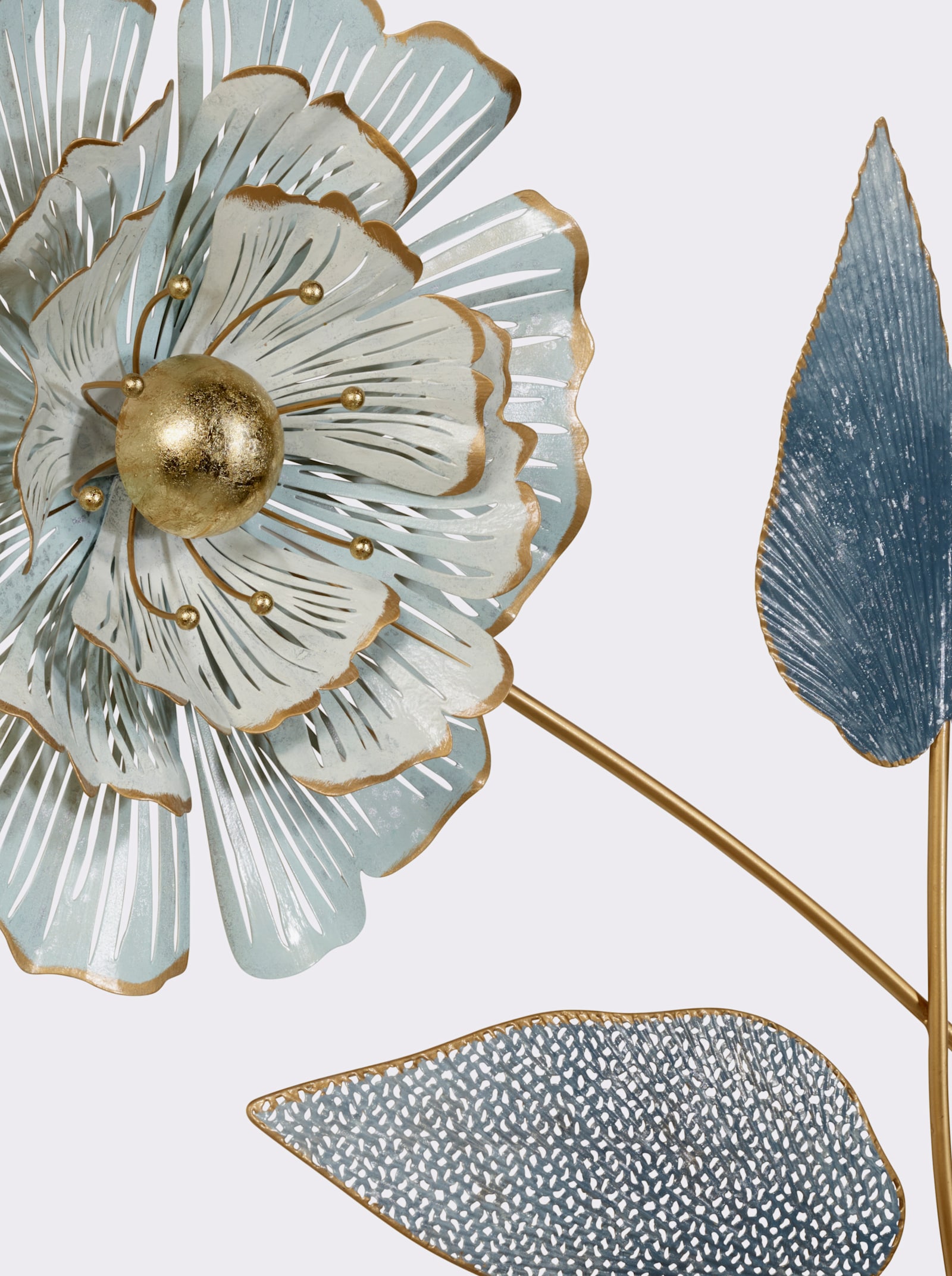 heine home Wanddeko - blau-goldfarben