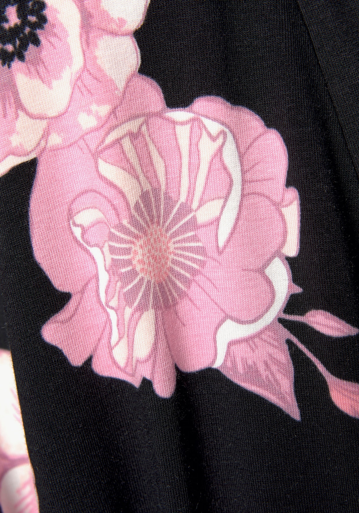 LASCANA Kimono - rosa-schwarz-gemustert