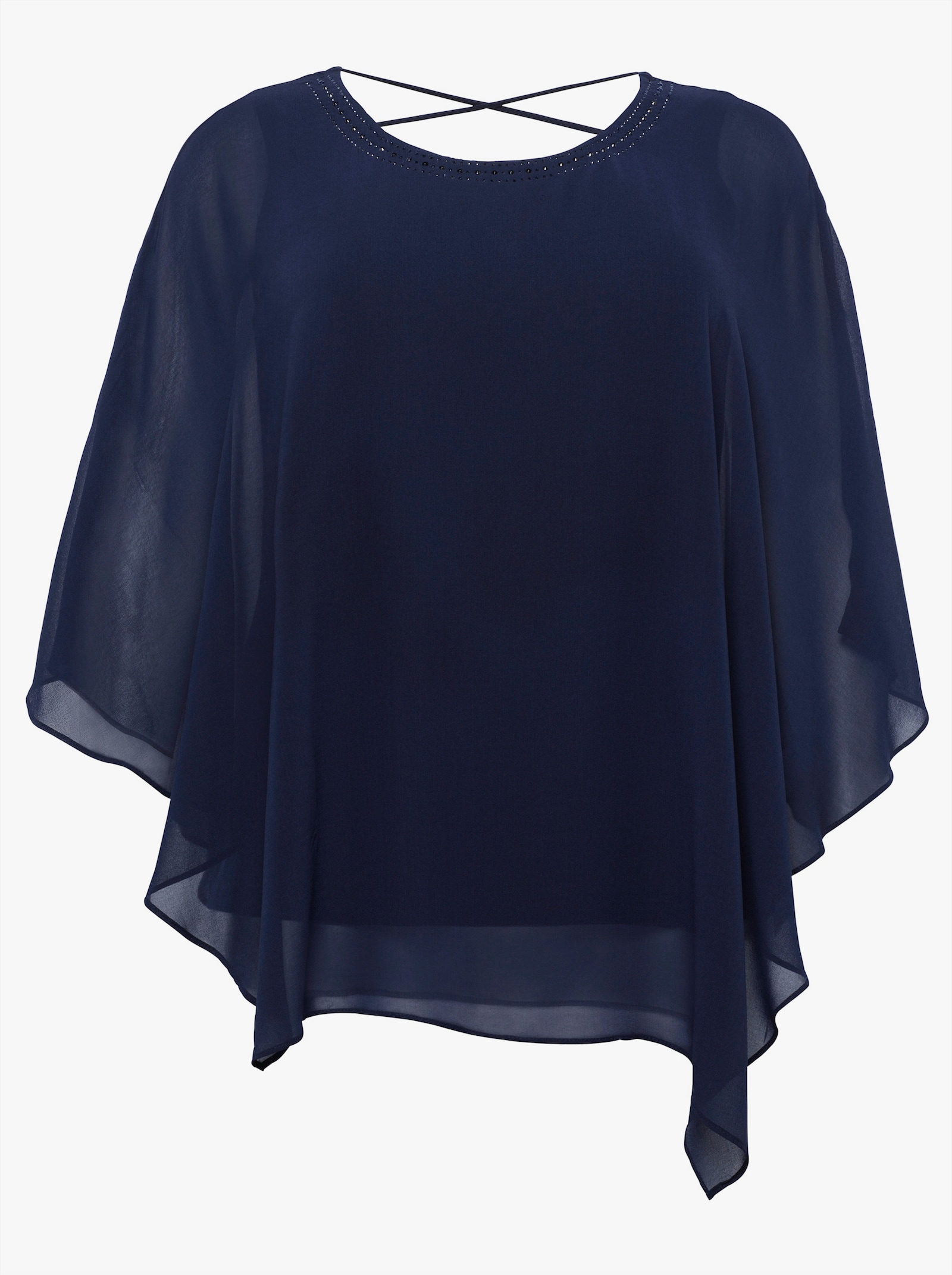 sheego Tunika in 2-in-1-Optik - marine