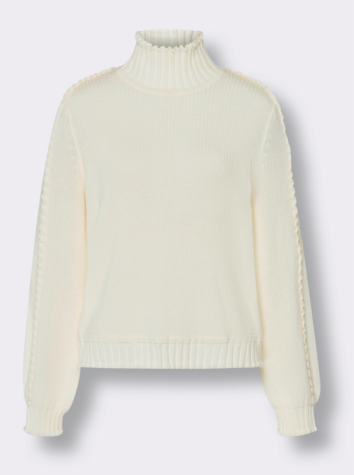 heine Stehkragenpullover - ecru