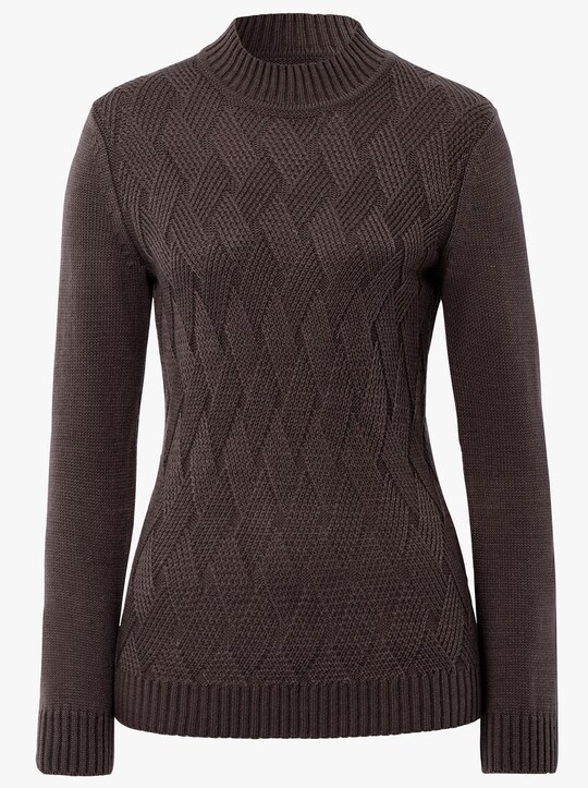 Pullover - schokobraun