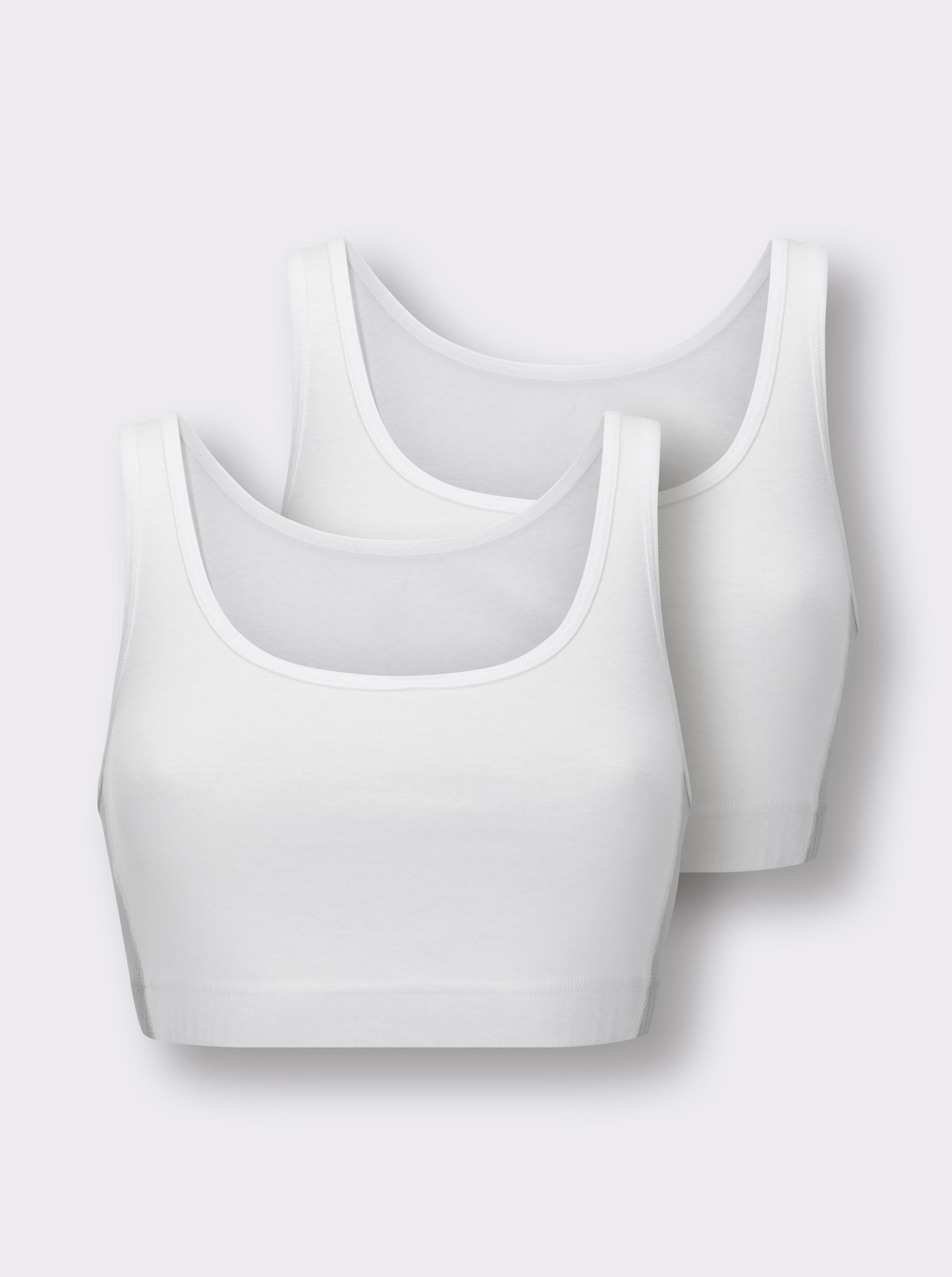 wäschepur Bustier - weiß-hellgrau