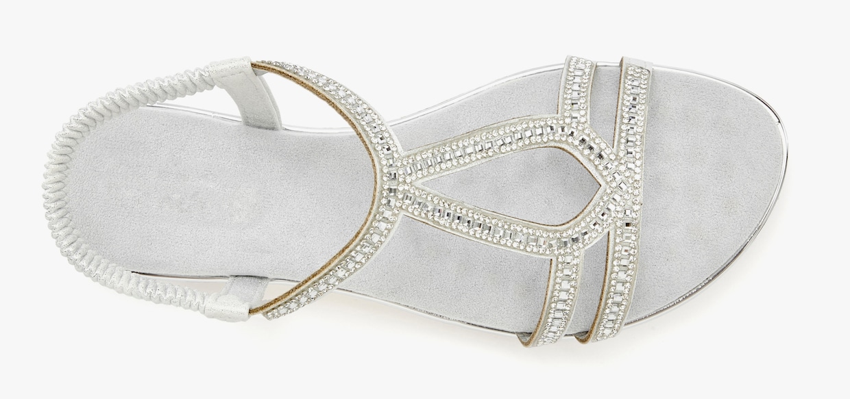 Vivance slipper - Zilverkleur