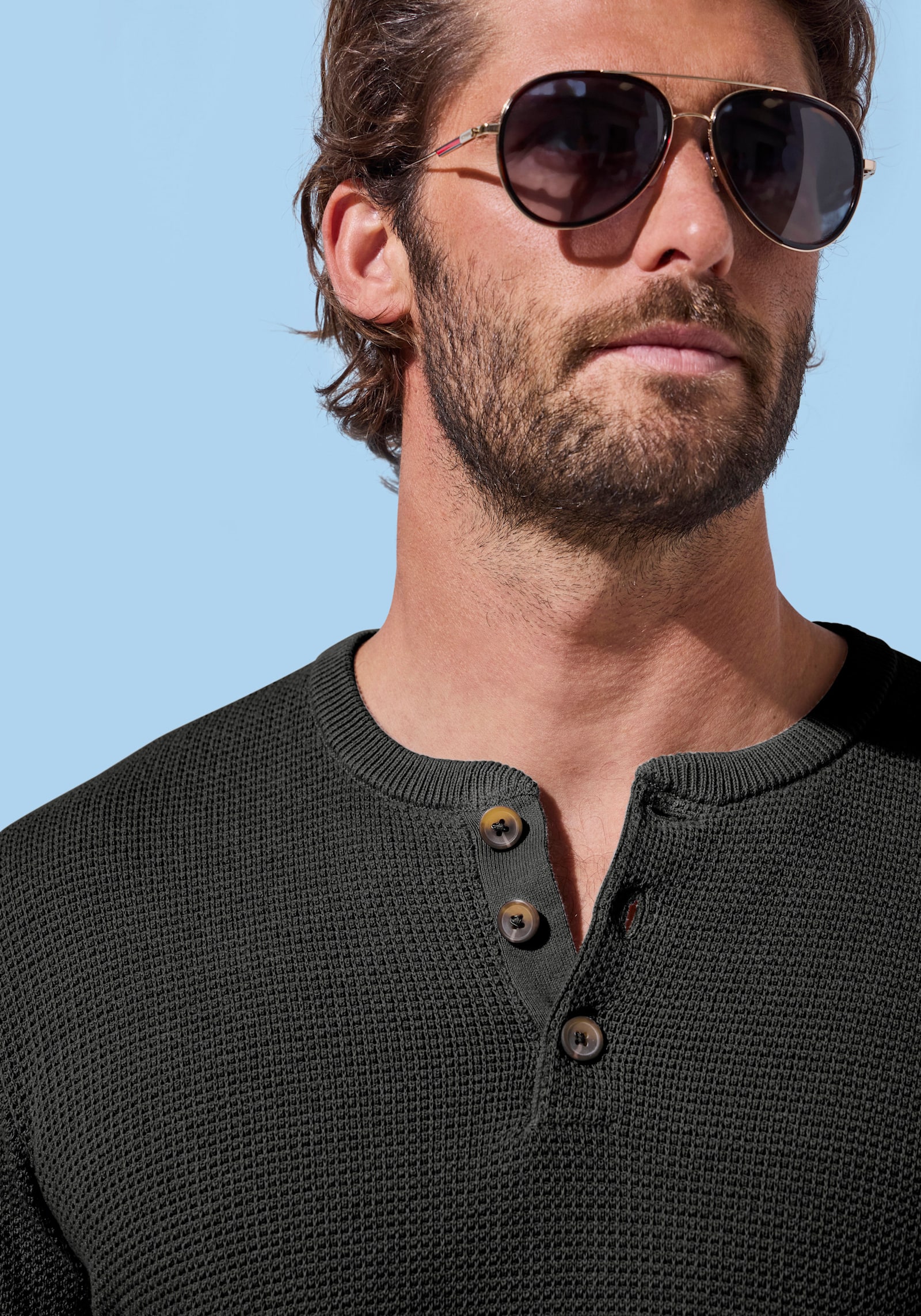 John Devin Henleyshirt - anthra