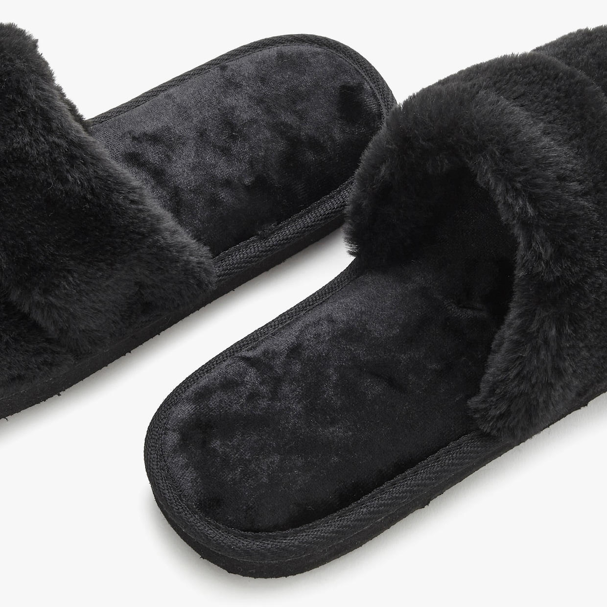 Vivance slippers - zwart