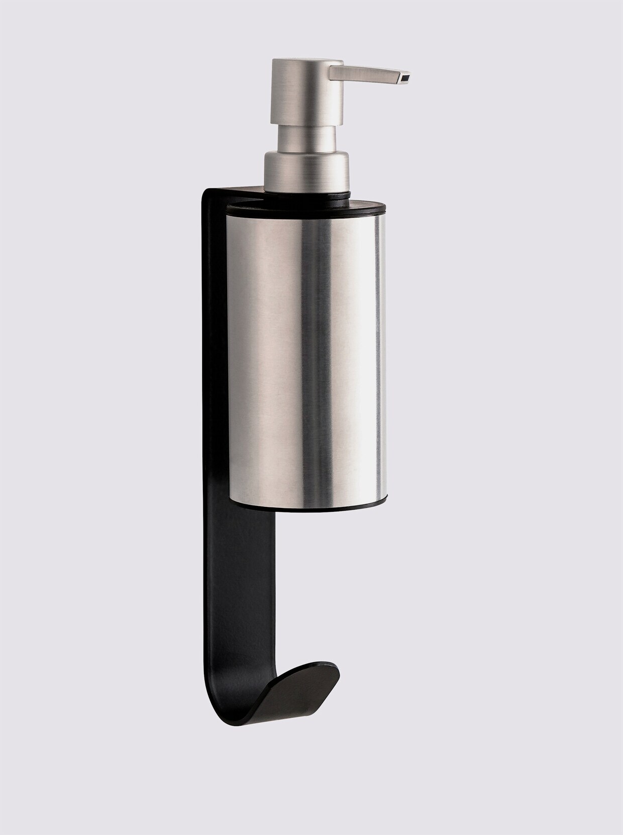 heine home Zeepdispenser - zwart/zilverkleur