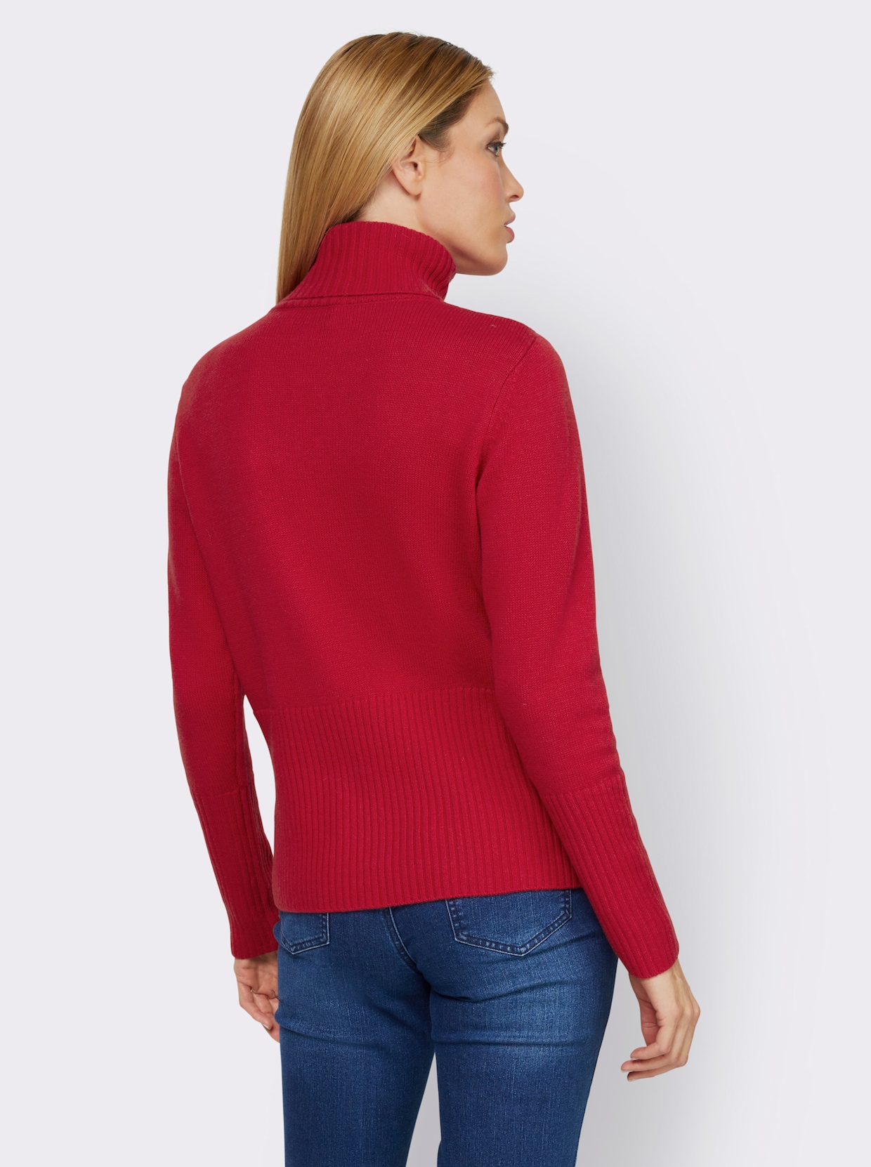 heine Rolkraagtrui - rood