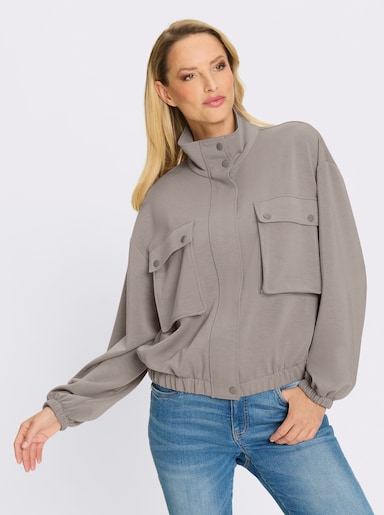 heine Sweatjacke - taupe