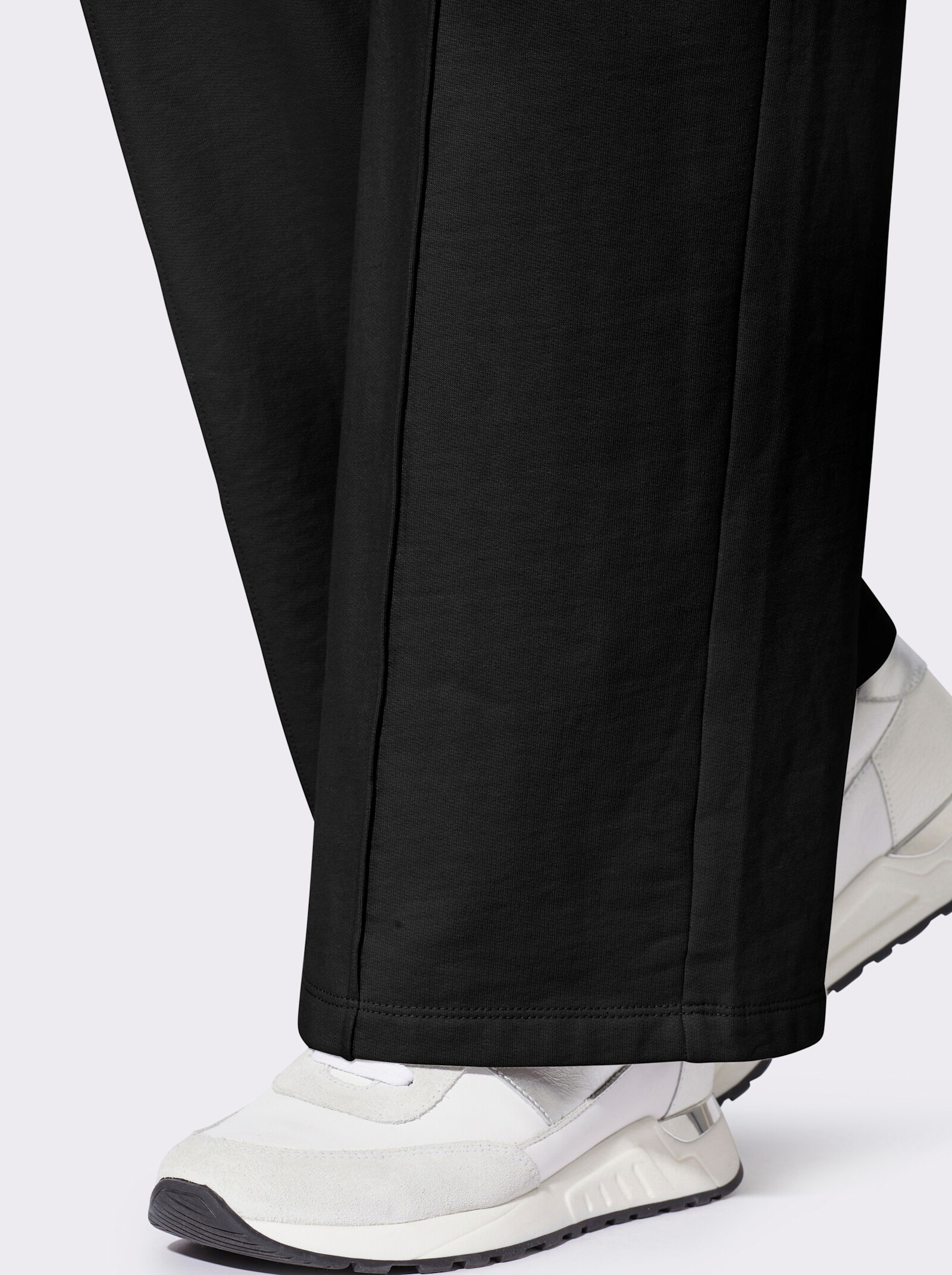  Jerseyhose in weiter Form - schwarz