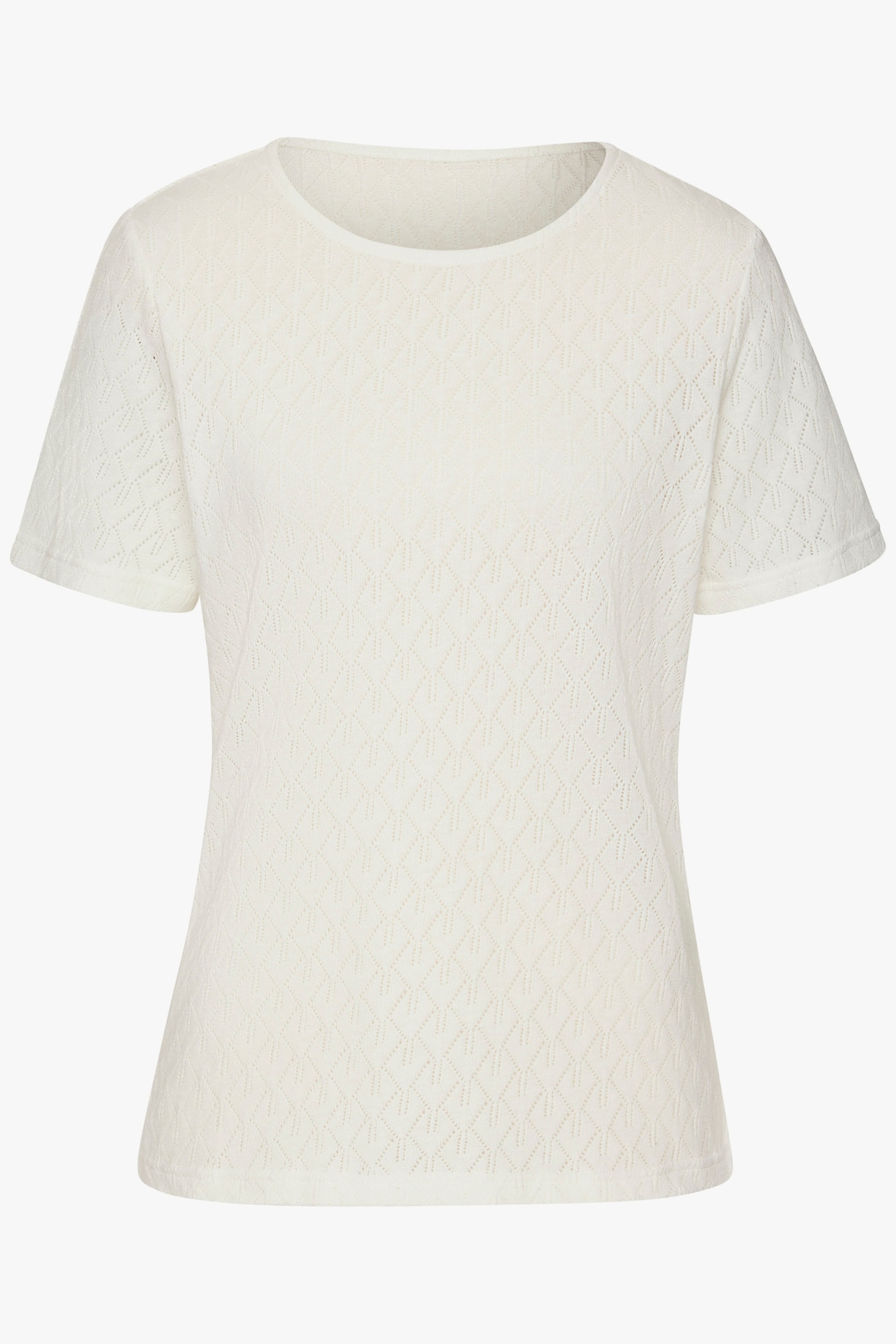 Vivance Kurzarmshirt - creme, schwarz