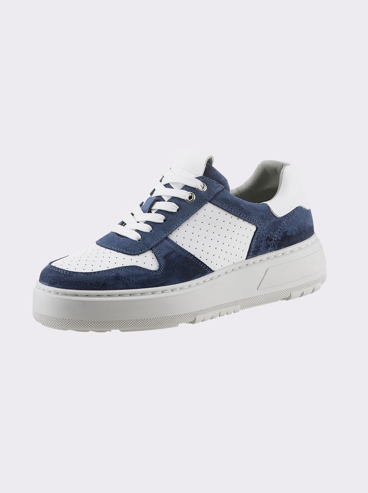 heine Sneaker - blau-weiß