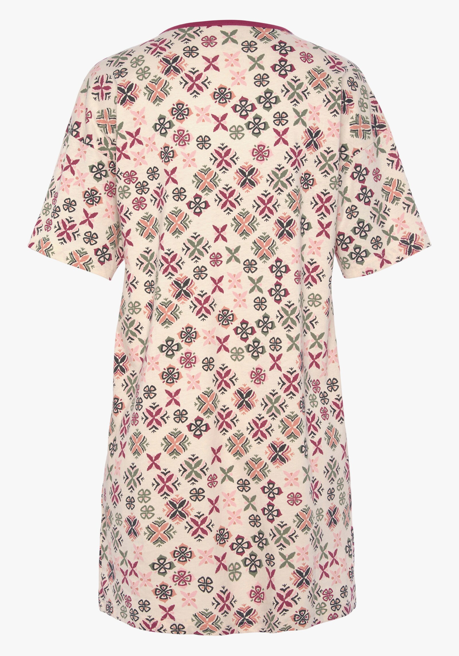 Vivance Dreams Nachthemd - rosa-gemustert