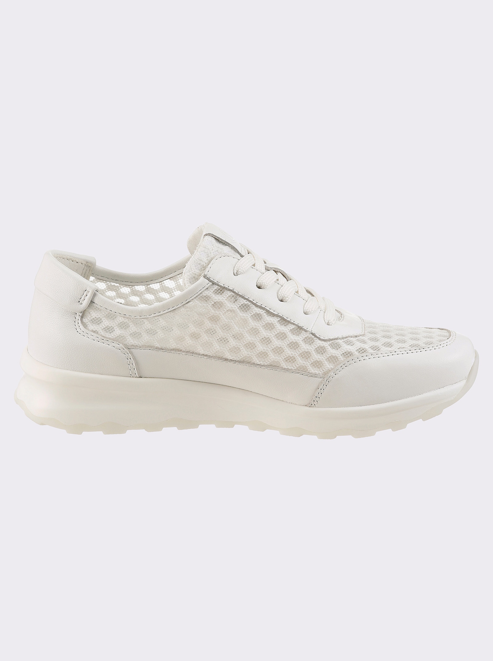 Caprice Sneaker mit Mesh-Netz - weiß