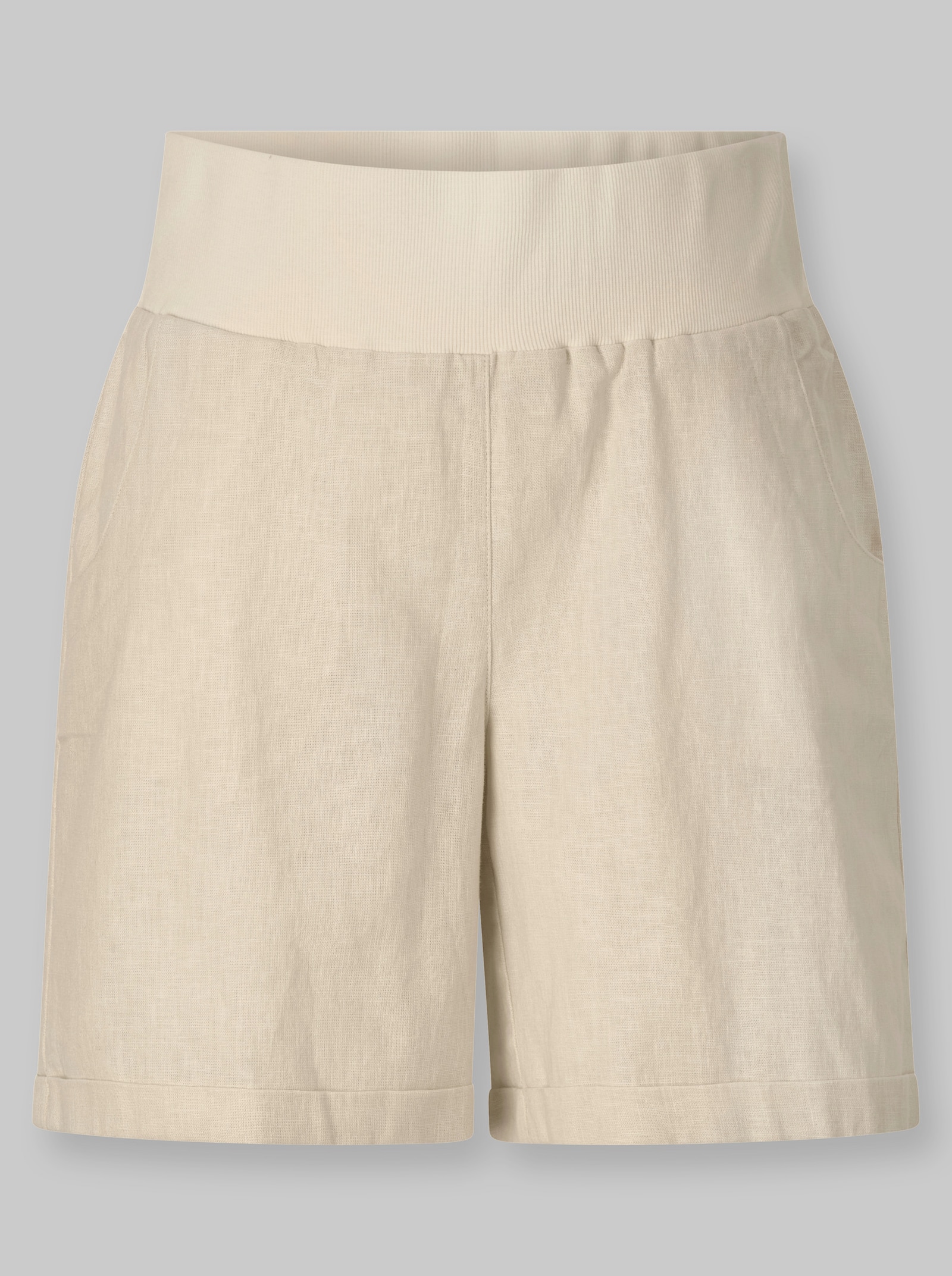 heine Shorts mit Leinen - sand