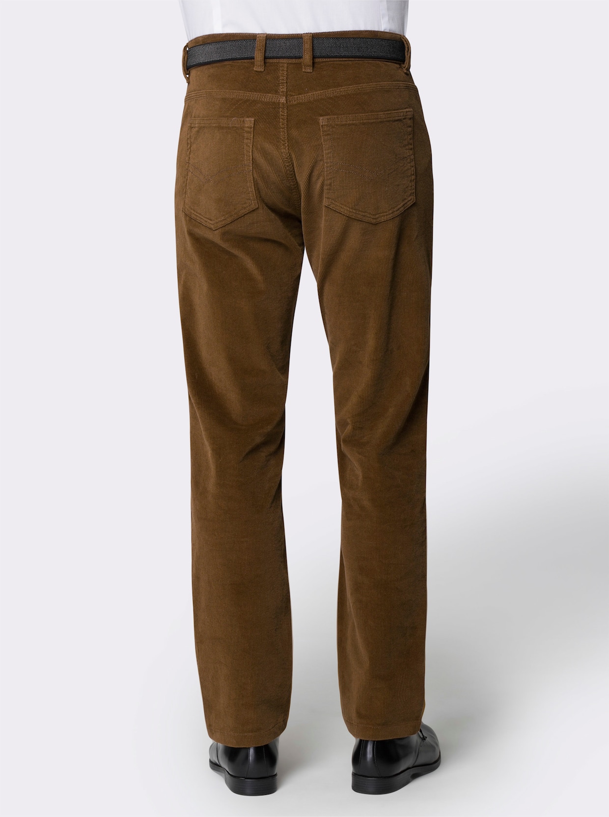 Ribcord broek - cognac