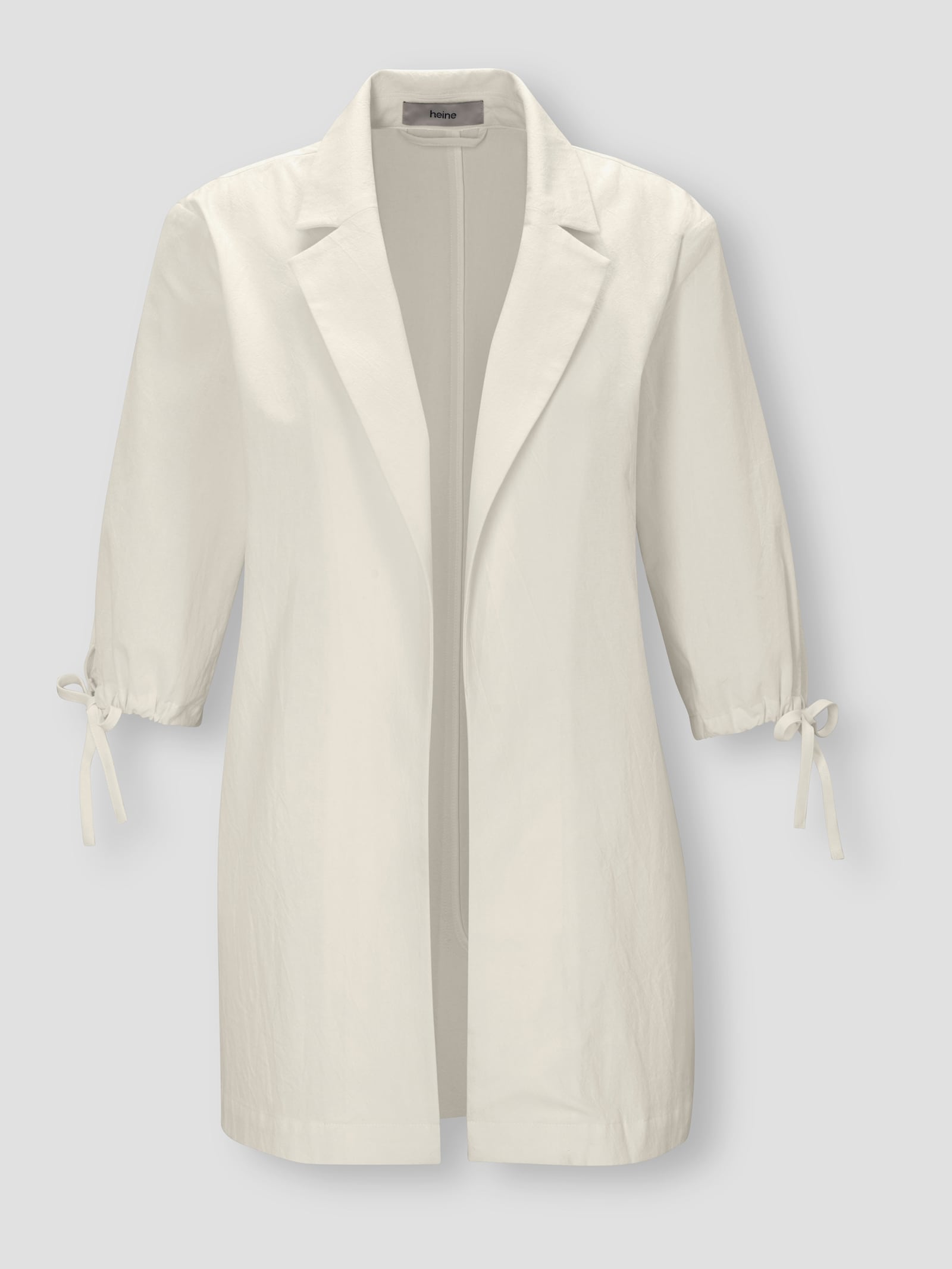 heine Blazer mit Halbarm - ecru