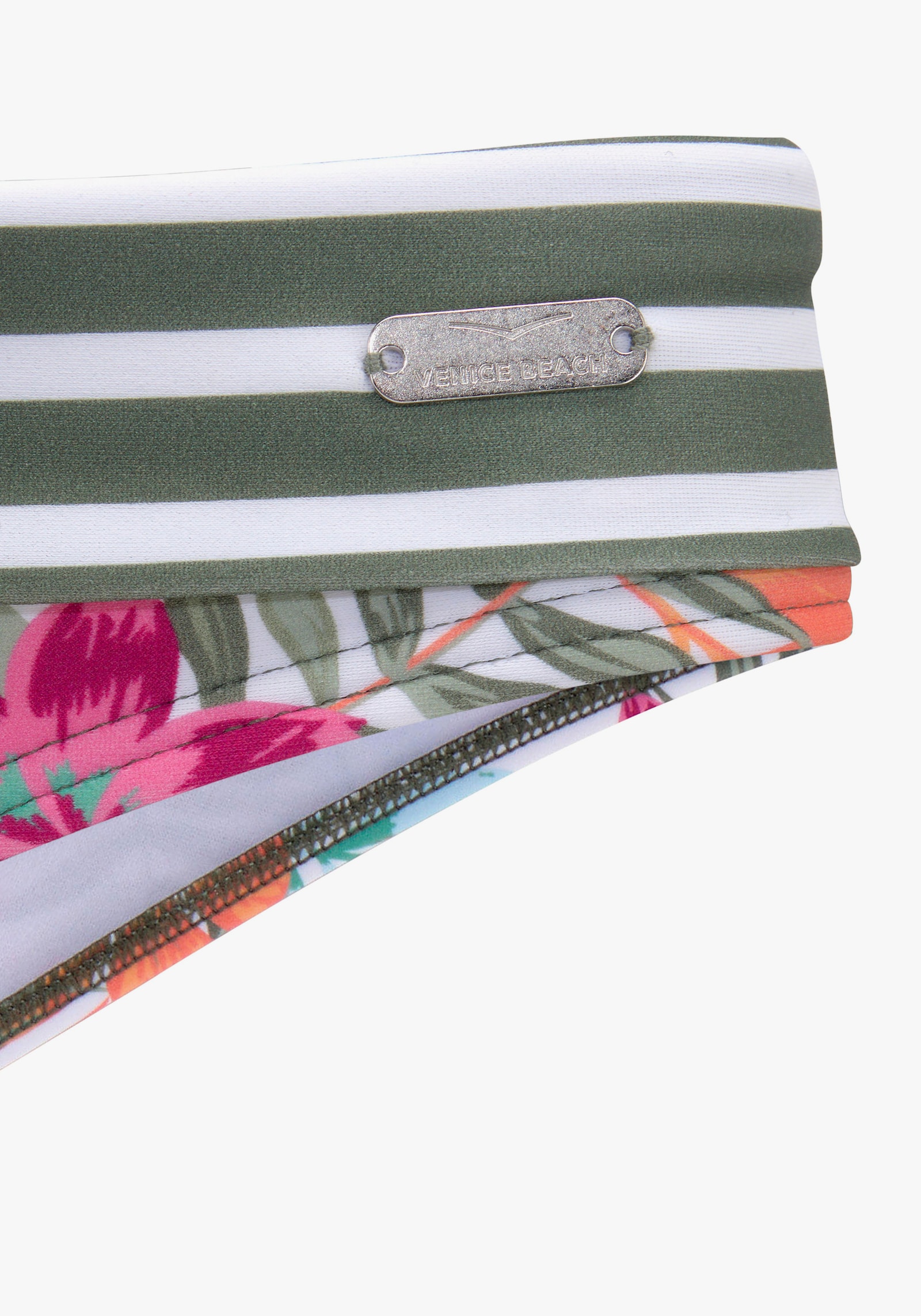 Venice Beach Bikini-Hose - weiß bedruckt