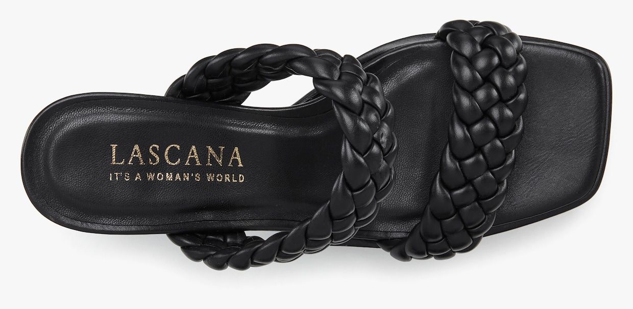 LASCANA slippers - zwart