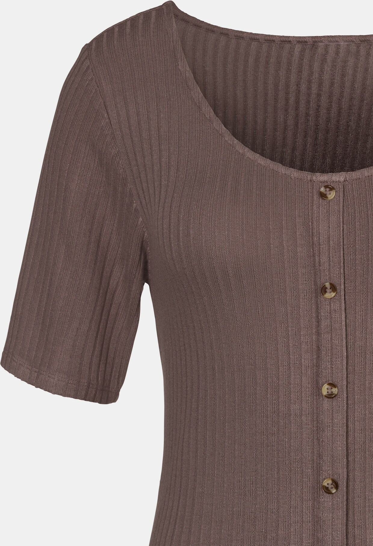 Vivance T-Shirt - schwarz, taupe