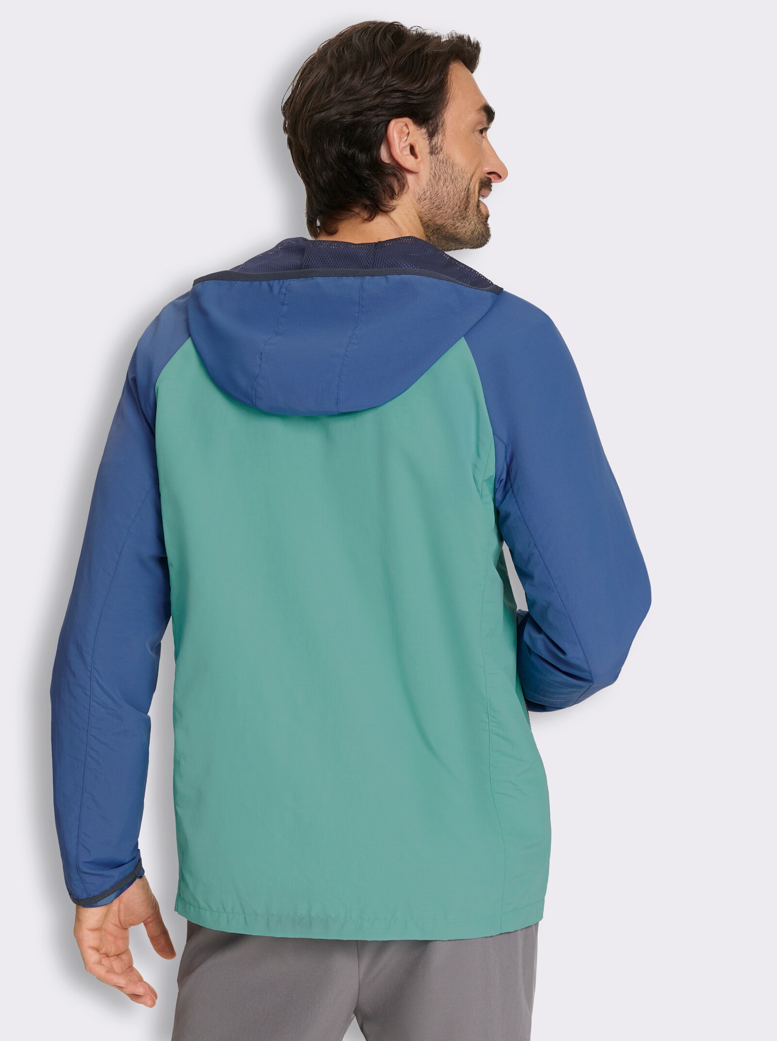Catamaran Sports Funktionsjacke mit Kapuze - salbei-marine