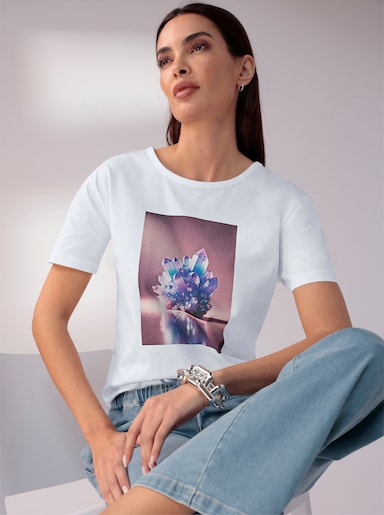 heine Kurzarmshirt - weiß