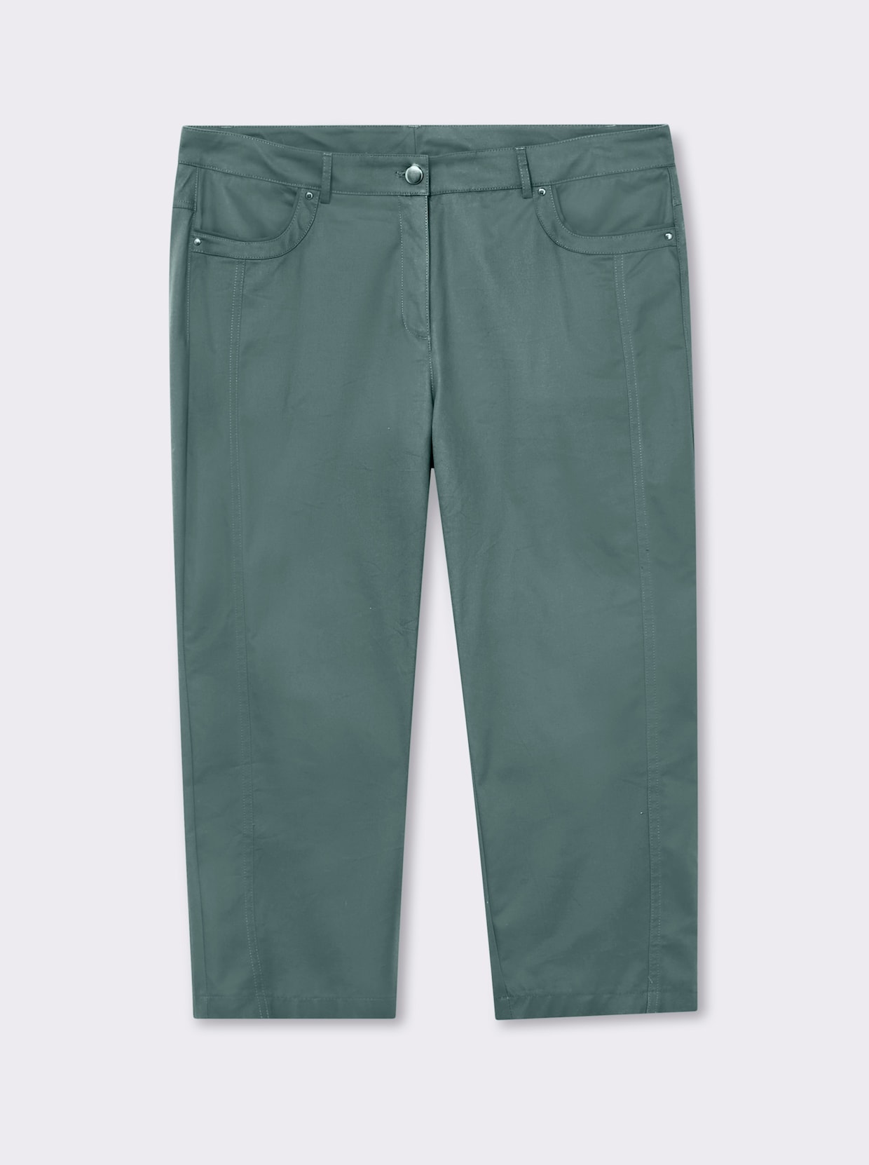 7/8-Jeans - jadegrün