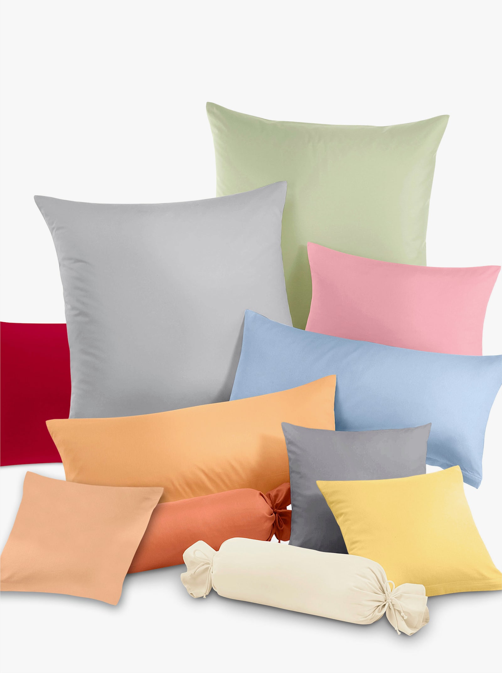 Biberna Kissenbezüge - silbergrau