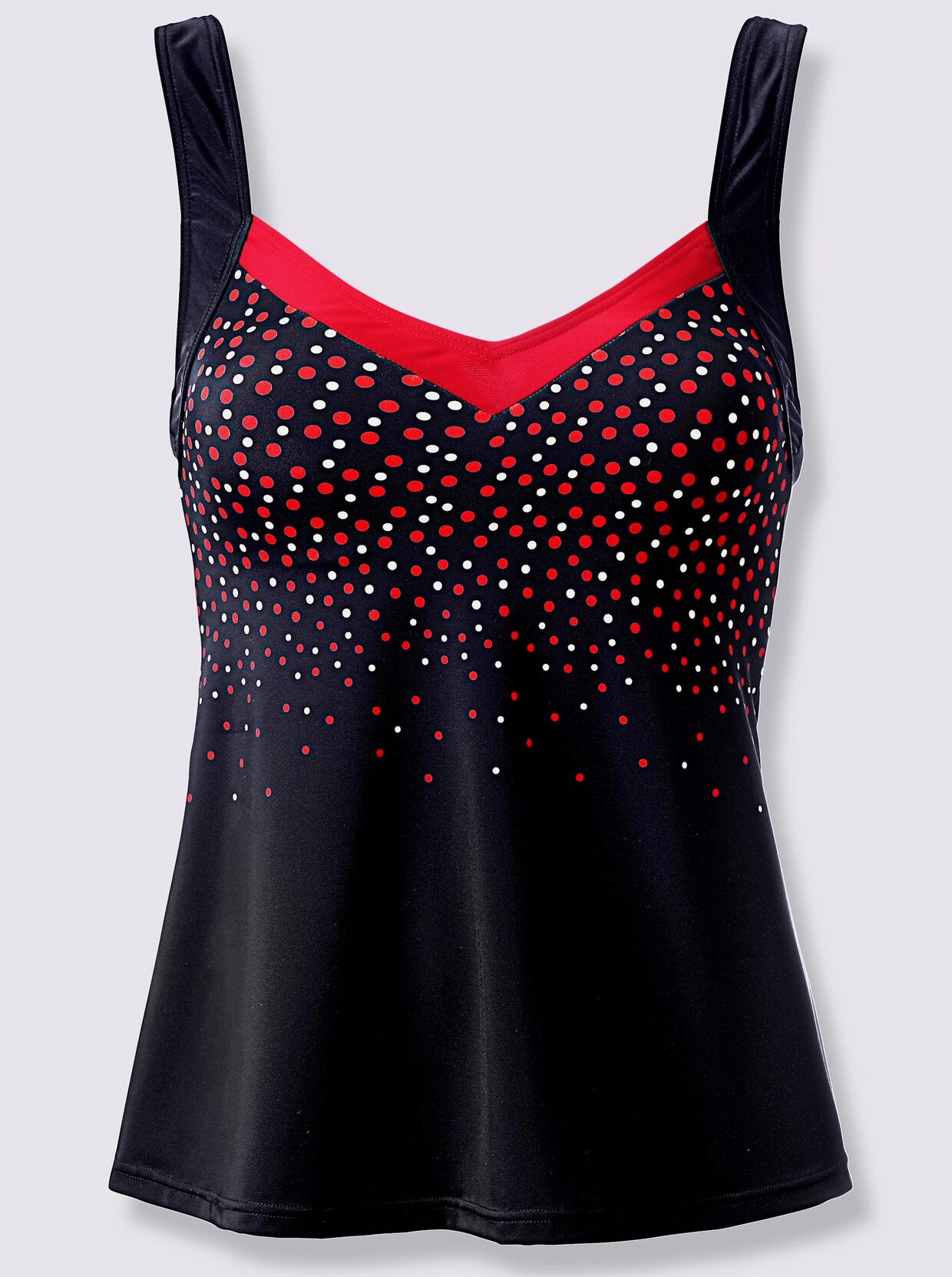 feel good Tankini-Oberteil - schwarz-bedruckt