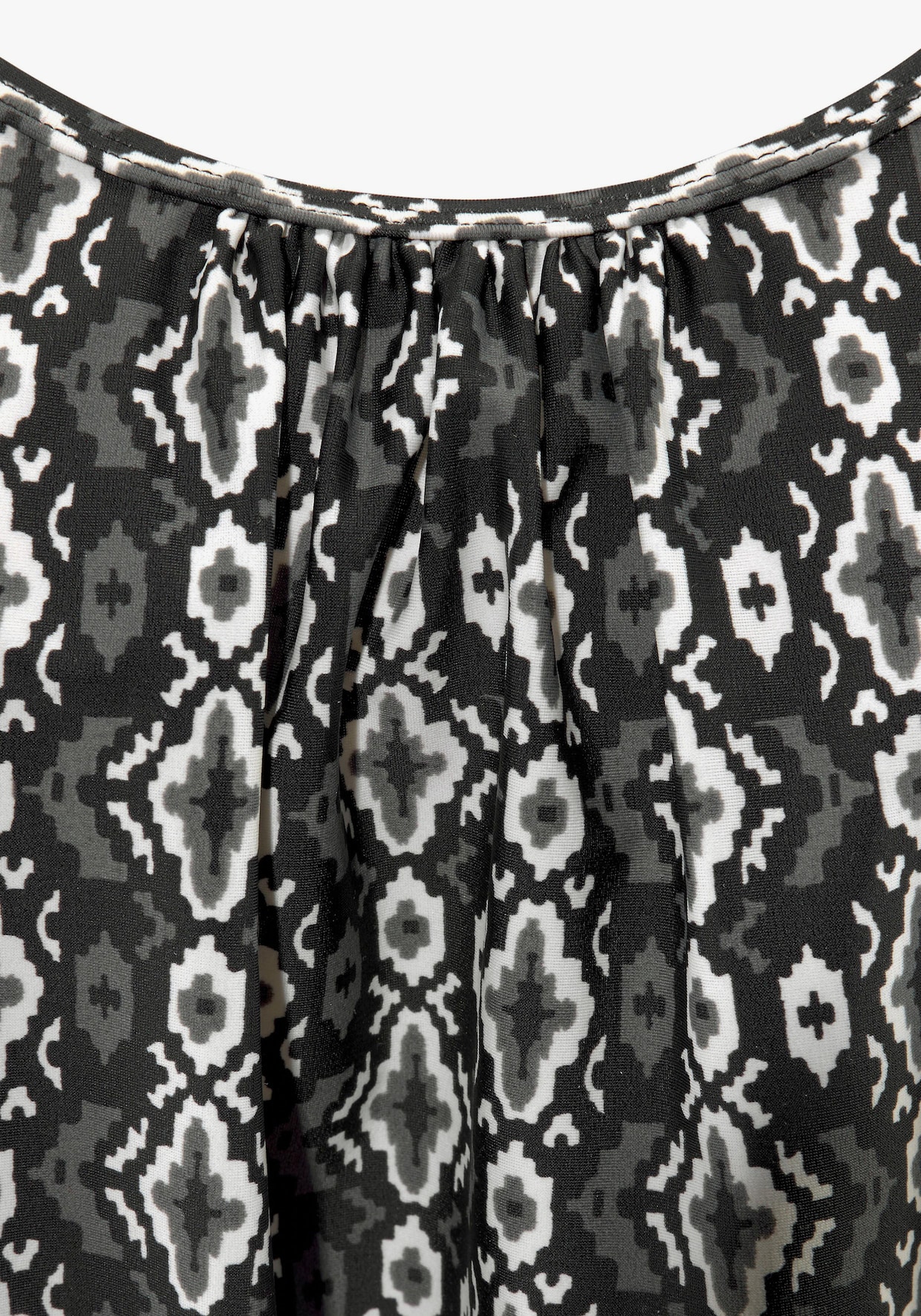 LASCANA Oversized tankini - zwart geprint