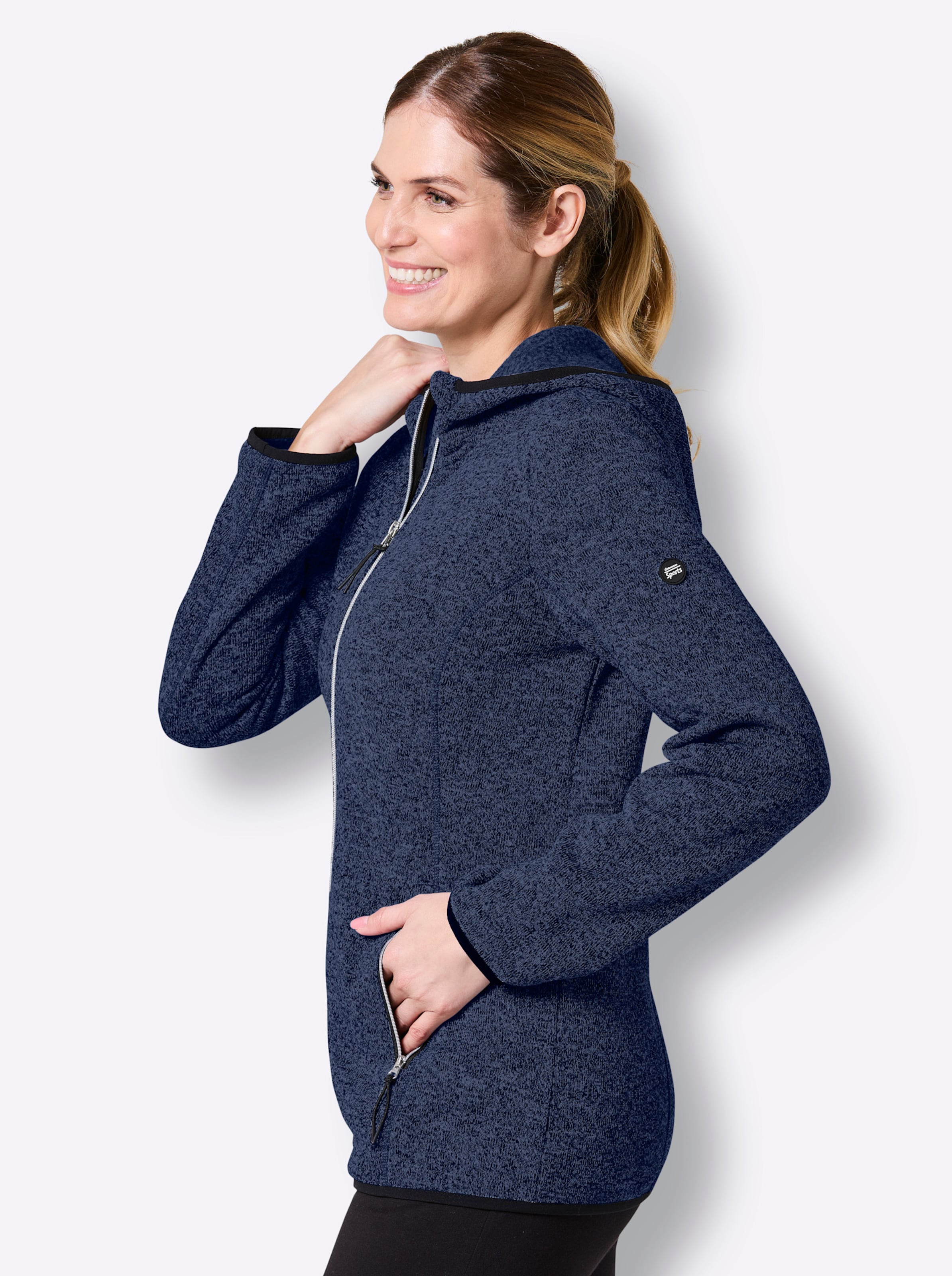 Thumbnail - Strickfleecejacke