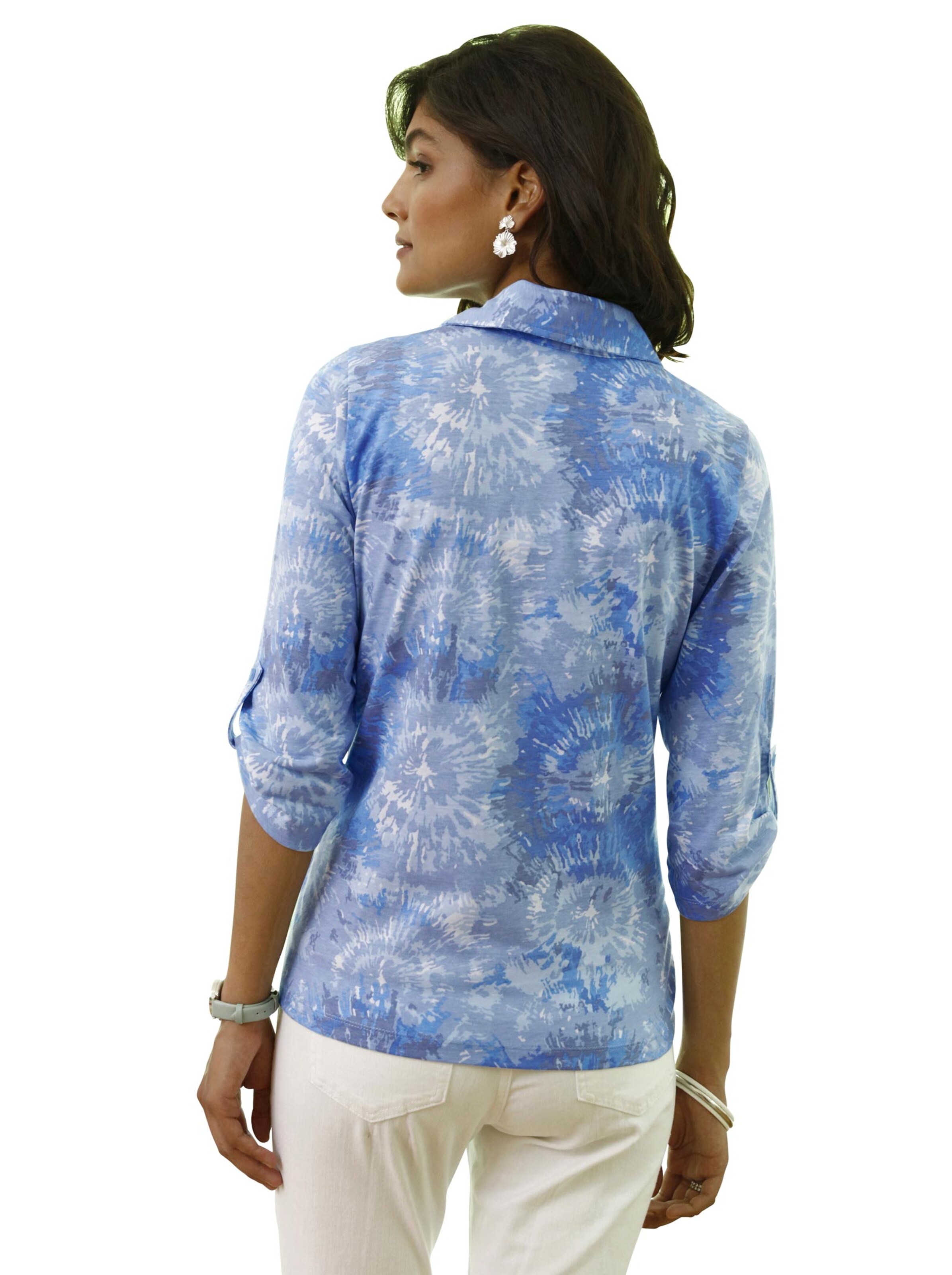 Shirt - kornblume-bedruckt