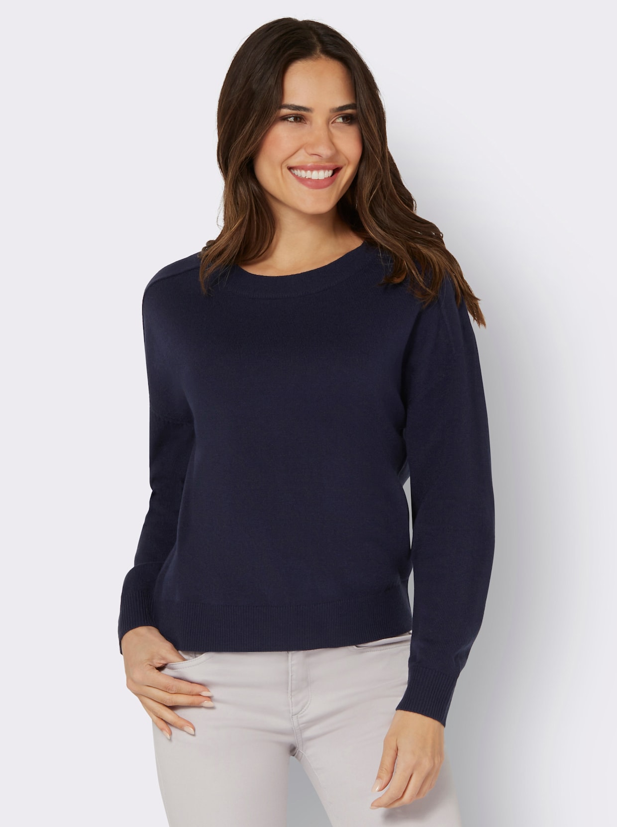 Pullover met lange mouwen - marine