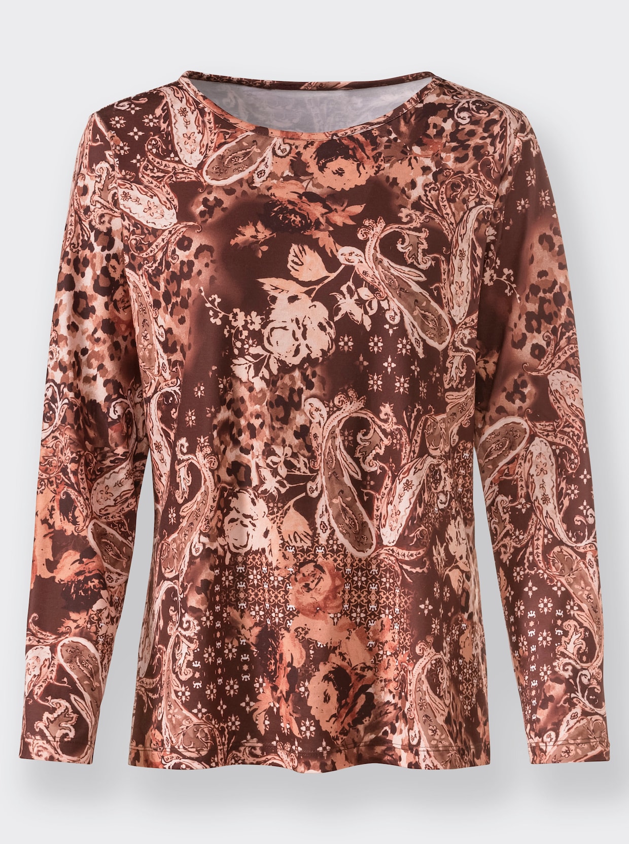 Shirt met print - choco geprint