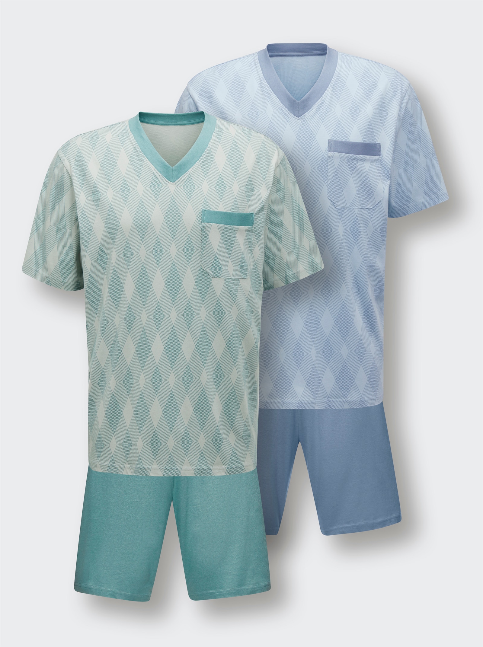 KINGsCLUB Shorty's - mint + blauw